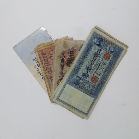 Estate Lot of 20x Germany 1910-1922 Banknotes, Various Denominations, 20pcs