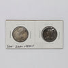 Pair of 1897 Queen Victoria Diamond Jubilee Sterling Silver Medallions, 2pcs