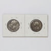 Pair of 1897 Queen Victoria Diamond Jubilee Sterling Silver Medallions, 2pcs