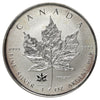 2017 $5 Canada 150 Iconic Maple Leaf 1oz. Fine Silver (No Tax) toned