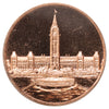 Ottawa, ON, Parliament of Canada Copper Souvenir Medallion