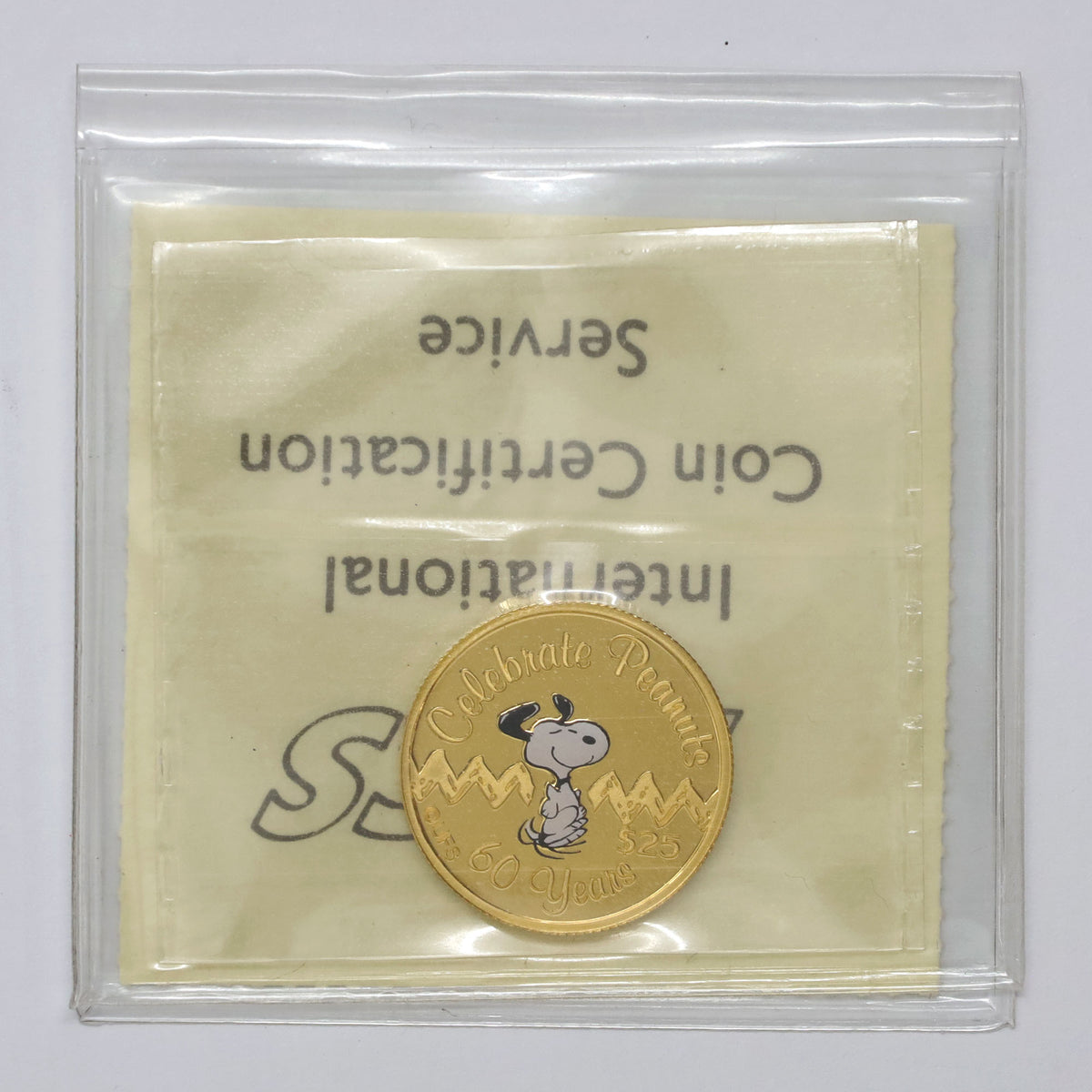 2010 Niue Peanuts $25 60th Anniversary .9999 Gold Coin ICCS Certified PF67 UHC (No Tax)