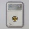 2006 Canada $1 1/20 oz. Gold Maple Leaf NGC Certified MS69 (No Tax)