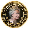 2012 Bradford Exchange Queen Elizabeth II Gold-Plated Token