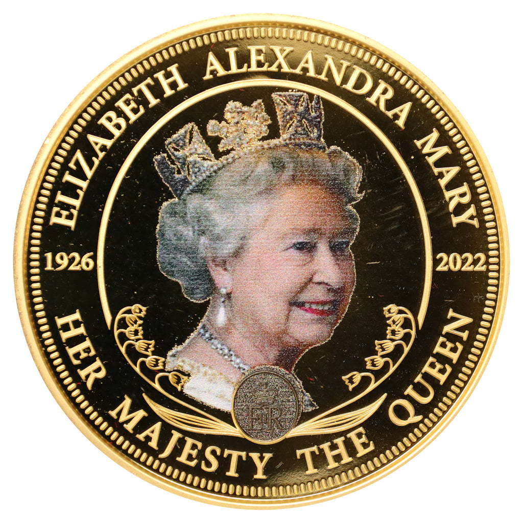 2012 Bradford Exchange Queen Elizabeth II Gold-Plated Token