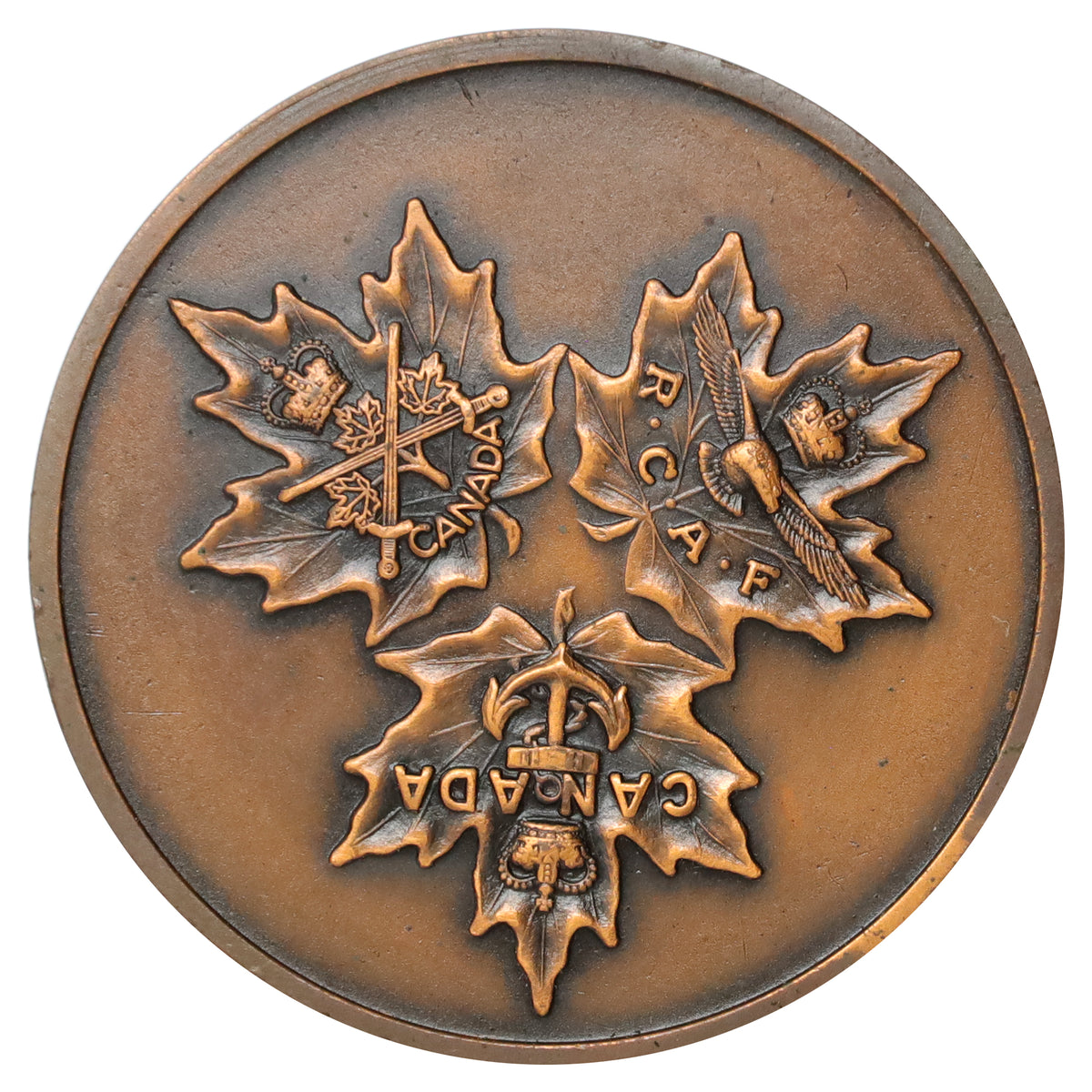 1968 Unification of Canadian Armed Forces Bronze Medal