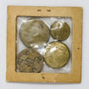 Lot of 4x Great Britain 18th Century George III Brass Coinweights, 4pcs