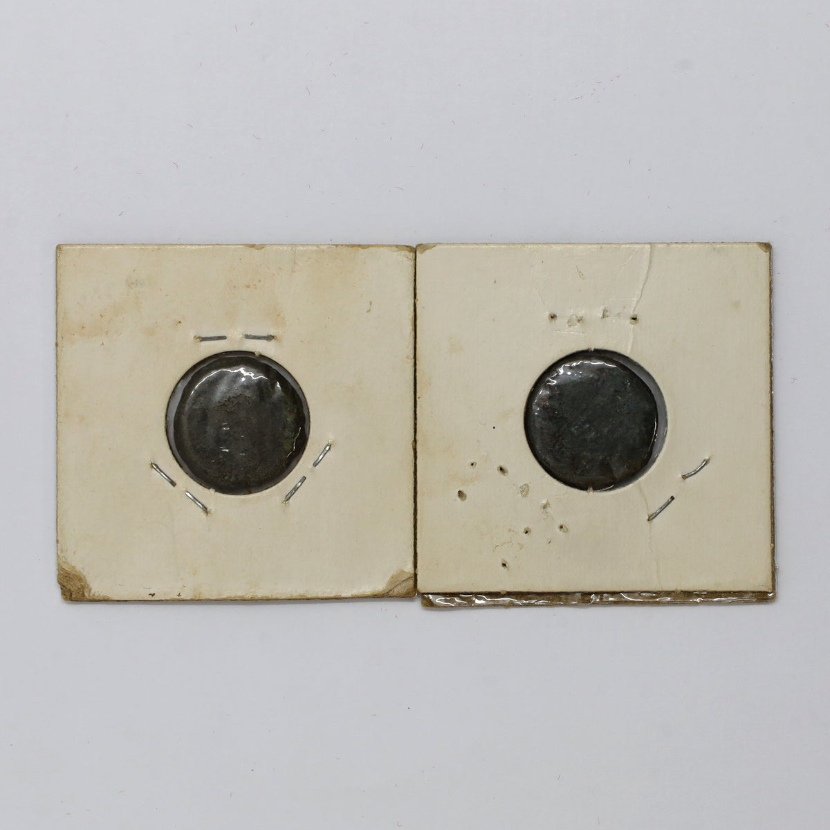 Pair of Ancient Greece 3rd & 1st Century BCE Bronze Coins, 2pcs