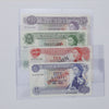 Lot of 4x Mauritius 1978 Banknotes from Specimen Set w/COA, 4pcs