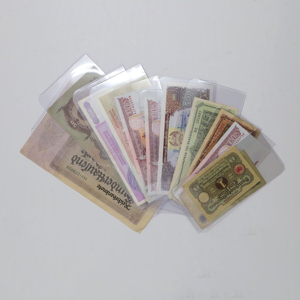 Lot of 13x 1920-2014 World Banknotes, Various Countries & Denominations, 13pcs