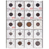 Group Lot of 60x 1674-2001 World Coins, Various Countries & Denominations, 60pcs