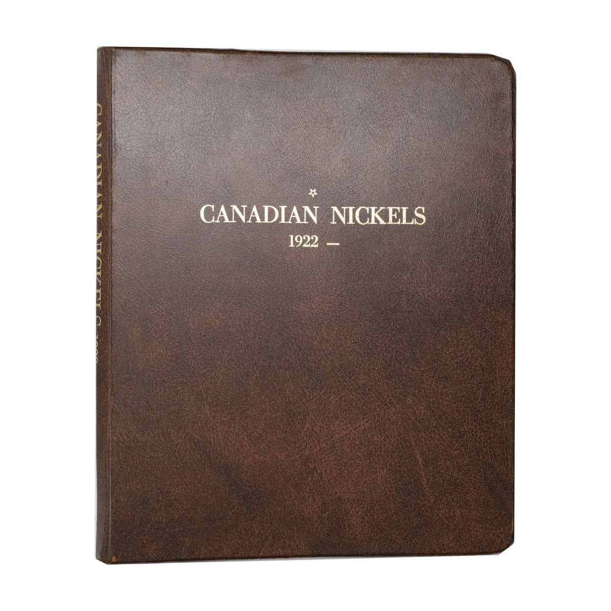 Estate Lot of 37x 1922-1969 Canada 5-cents in Brown Harco Album (sold as-is)
