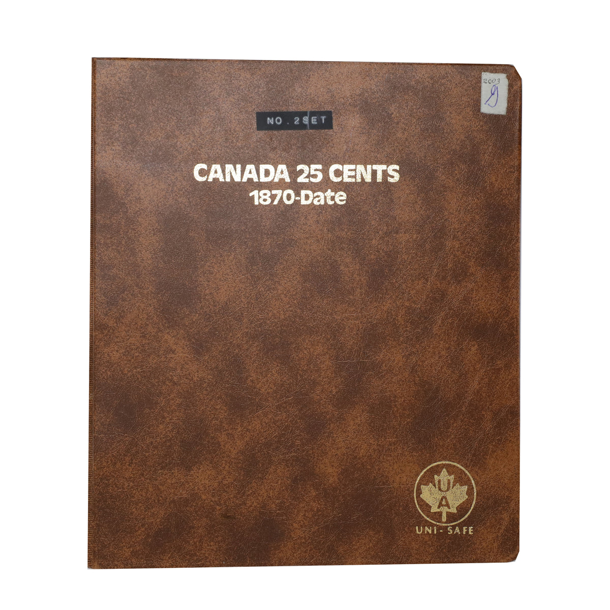 Estate Lot of 32x 1968-2006 Canada 25-cents in Brown Unisafe Album (sold as-is)
