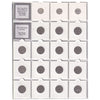 Estate Lot of 54x 1910-1970 Canada 5-cents in White Binder (sold as-is)