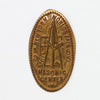 1965 USA New York World's Fair Masonic Center Pressed Penny