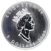 2003 Summer Commemorative Canada $5 1oz Silver Maple Leaf (No Tax) coin only, scr.cap