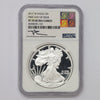 2017 W USA Silver Eagle 1oz. Fine Silver NGC Certified MS70 UHC First Day (No Tax)