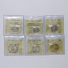 Lot of 6x 2021-2022 Canada Decimal PCCS Certified MS65 to MS67, 6pcs