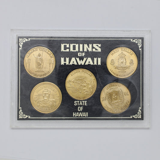 Coins of Hawaii 5-Coin Token Dollar Set (cracked)