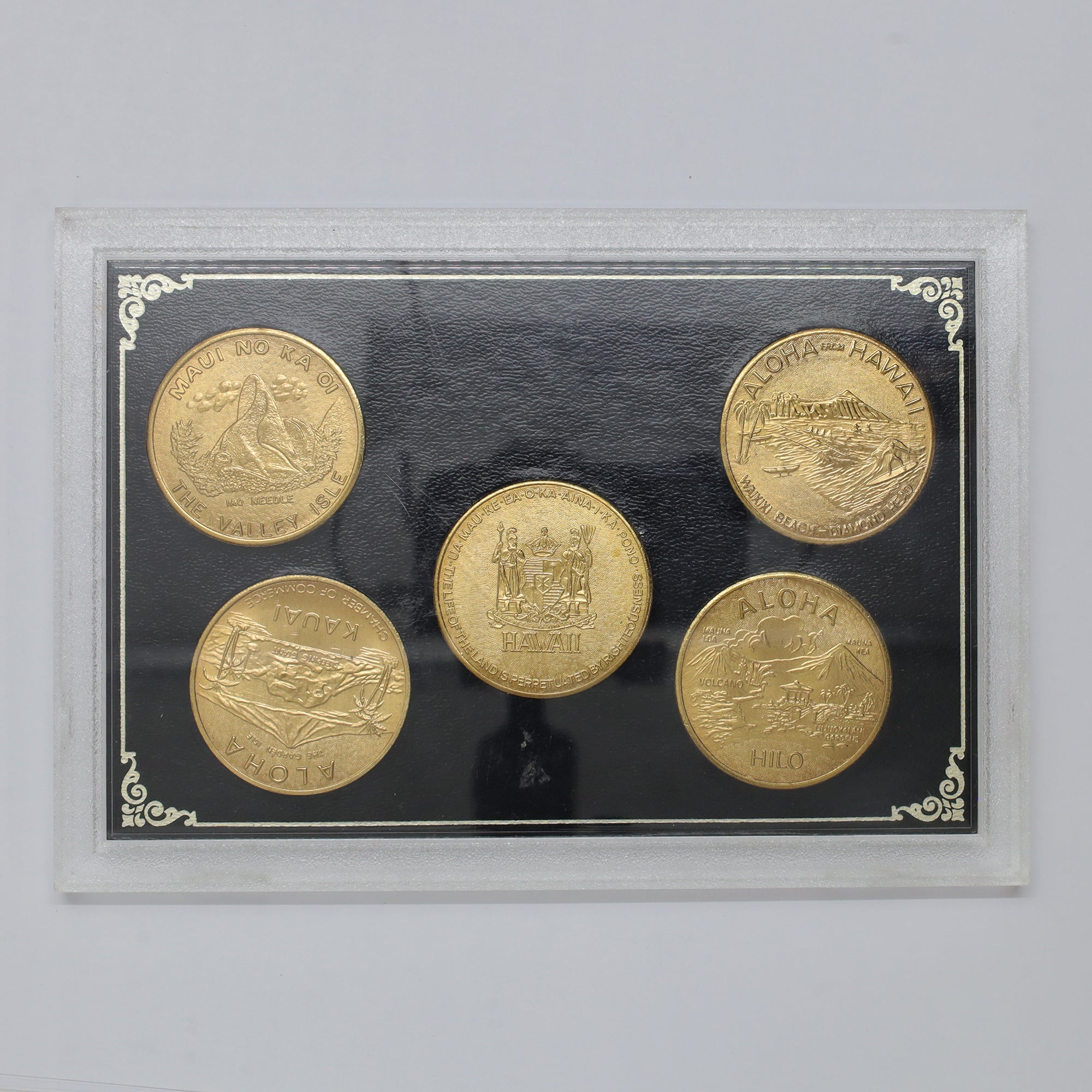 Coins of Hawaii 5-Coin Token Dollar Set (cracked) – Colonial Acres