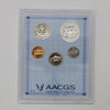 1969 S USA 5-Coin Set AACGS Certified PR67