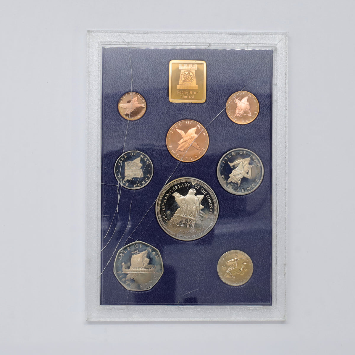 Isle of Man 1978 8-Coin Proof Set in Presentation Case (issues)