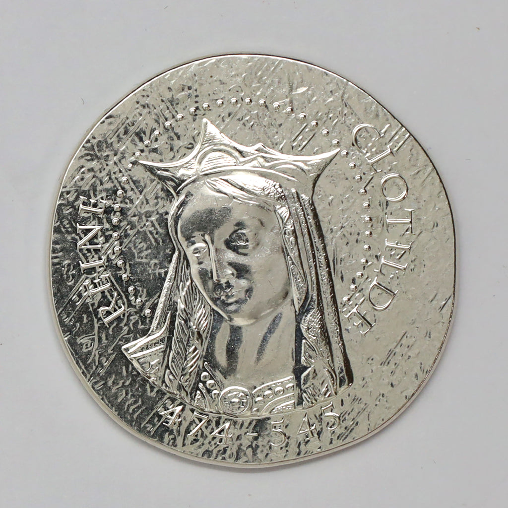 France 2016 10 Euro Femmes de France Reine Clotilde .900 Silver in Case (minor wear)