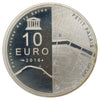 France 2016 10 Euro UNESCO Rives de Seine .900 Silver Coin (light wear)