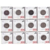 Group Lot of 12x 1895-1912 USA Nickels, All Good, 12pcs