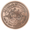 Liberia 2026 $1 5oz. AVDP Coloured Alien .999 Copper Round