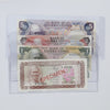 Lot of 4x Sierra Leone 1979 Banknotes from Specimen Set w/COA, 4pcs