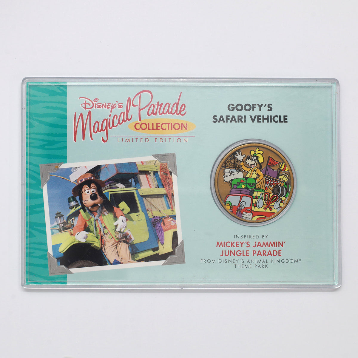 2001-2014 USA Disney's Magical Parade Goofy's Safari Vehicle Token (wear)