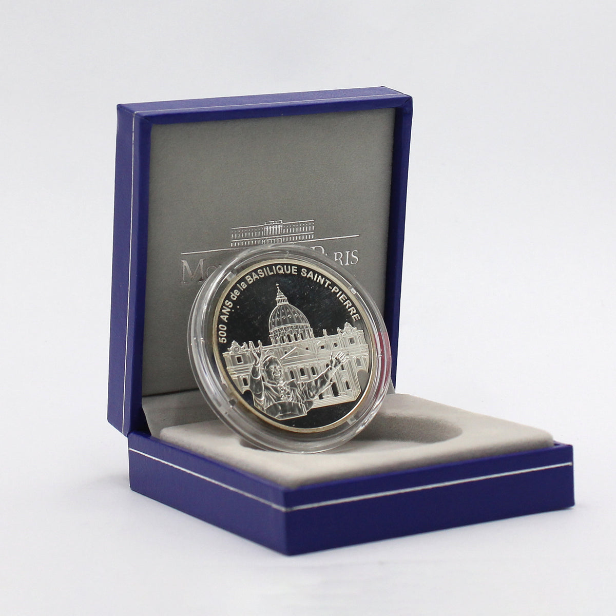 France 2006 1 1/2 Euro St. Peter's Basilica 500th Anniversary .900 Silver Coin (light wear)