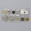 Austria 1970 9-Coin Proof Set including 3 Silver Coins (light wear)