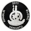 Vanuatu 2011 Diamond Jubilee Royal Ascot Race 5-Vatu .999 Silver Coin (No Tax) scr.cap