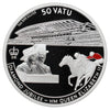 Vanuatu 2011 Diamond Jubilee Royal Ascot Race 5-Vatu .999 Silver Coin (No Tax) scr.cap