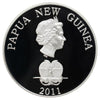 Papua New Guinea 2011 Diamond Jubilee Sword of State 5-Kina .925 Silver Coin (scr.cap)