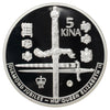 Papua New Guinea 2011 Diamond Jubilee Sword of State 5-Kina .925 Silver Coin (scr.cap)