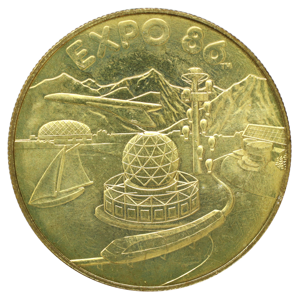 1986 Vancouver, BC, World Exposition Official Souvenir Medallion