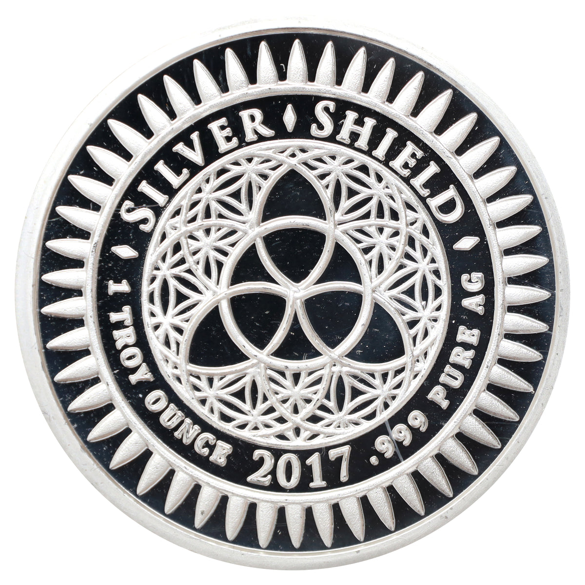 2017 USA Silver Shield Dollar Dragon 1oz. .999 Silver Proof (No Tax)