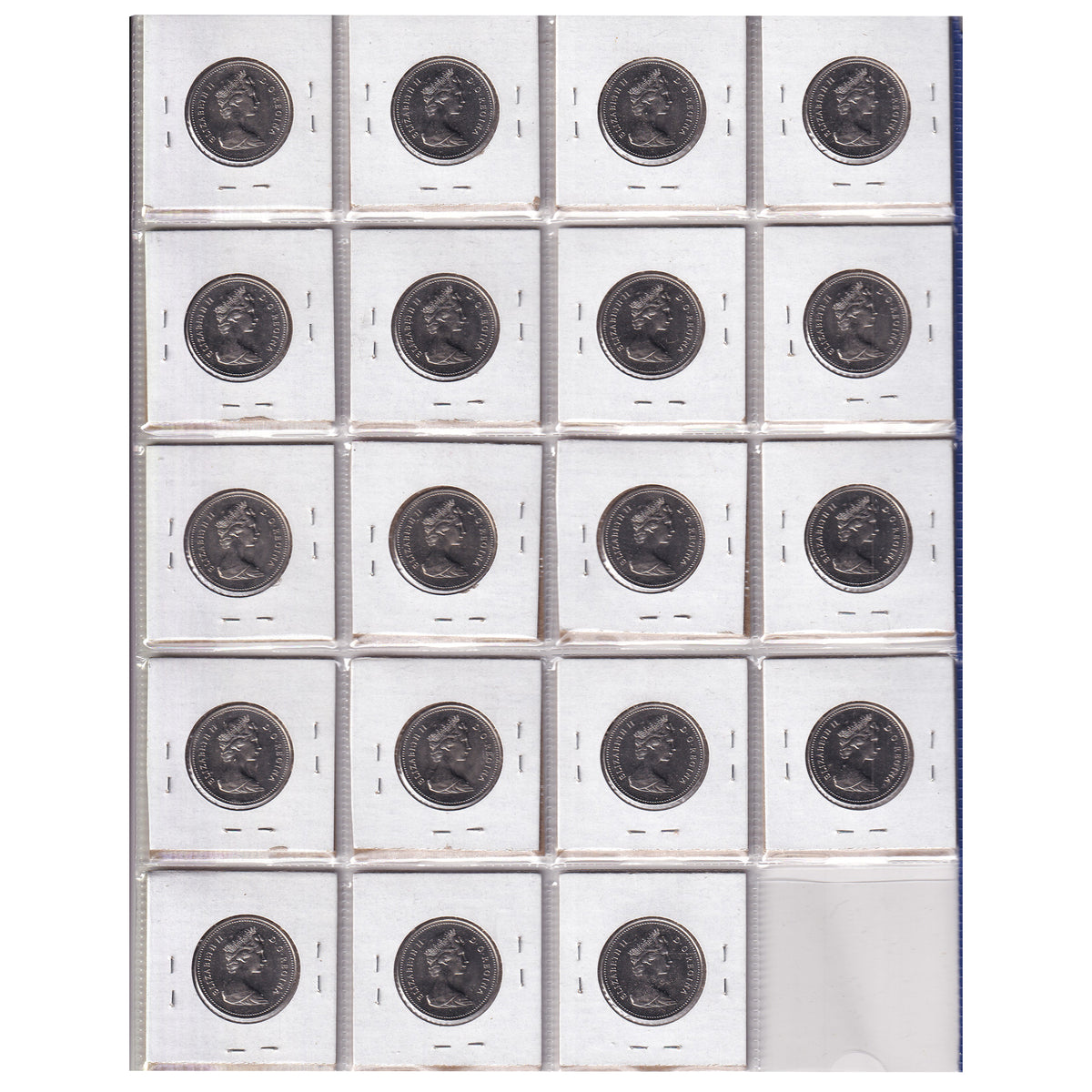 Group Lot of 19x 1979 Canada 50-cents, All Brilliant Uncirculated, 19pcs