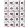 Group Lot of 20x 1922-1935 Canada 5-cents, VG-F to VF-EF, 20pcs