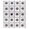 Group Lot of 20x 1922-1935 Canada 5-cents, VG-F to VF-EF, 20pcs