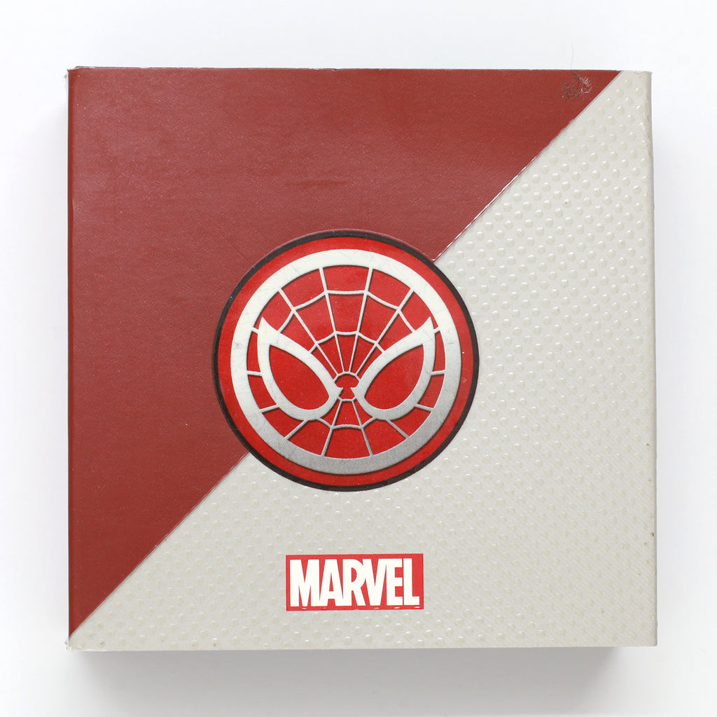 MMTC Pamp Marvel Spider-Man 1oz. .9999 Fine Silver Shaped Medallion (No Tax) light wear