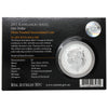 2011 Australia $1 Kangaroo 1oz Silver Frosted Coin in Card (No Tax) Rim Toning