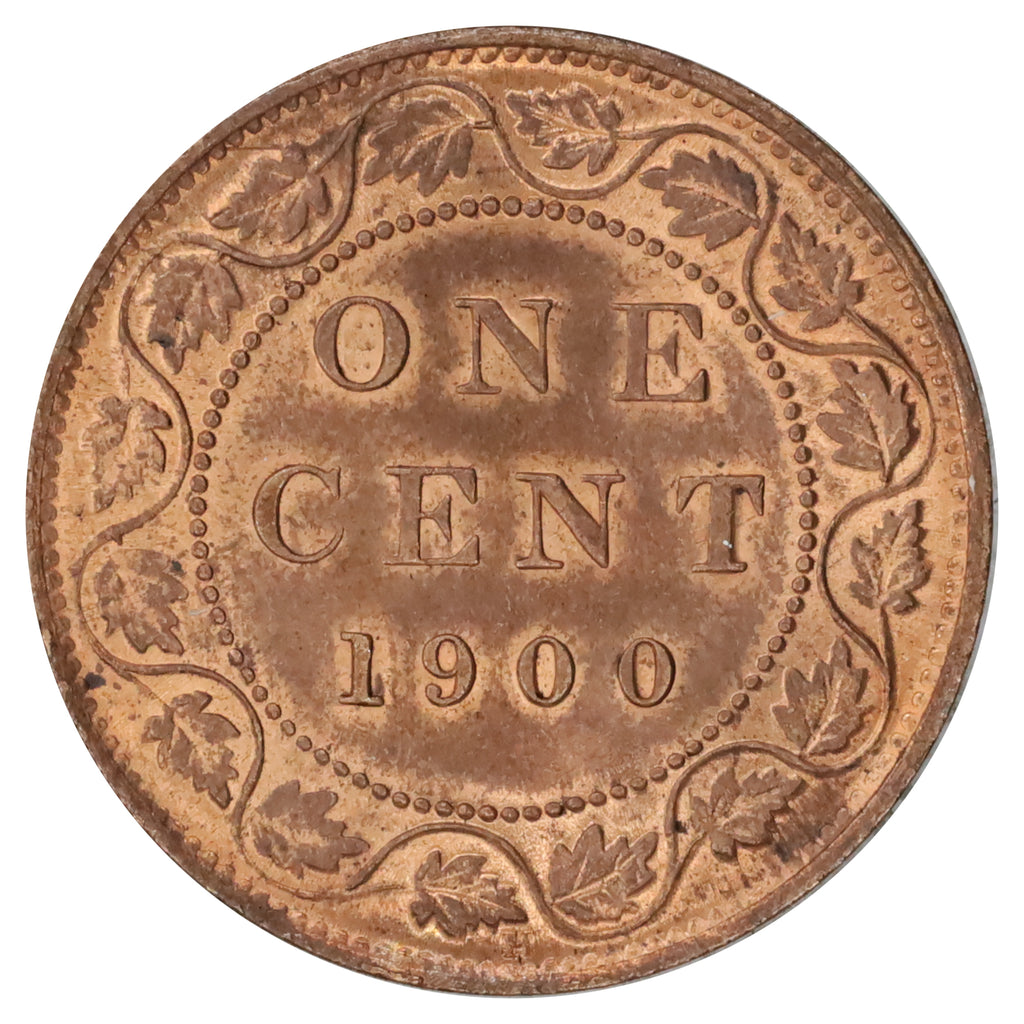 1900H Canada 1-cent Choice Brilliant Uncirculated (MS64) Red & Brown