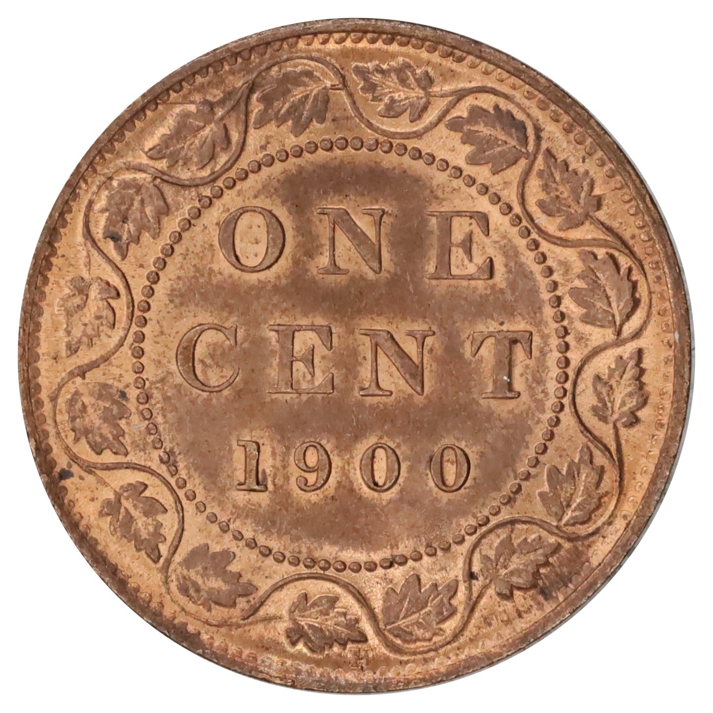 1900H Canada 1-cent Choice Brilliant Uncirculated (MS64) Red & Brown