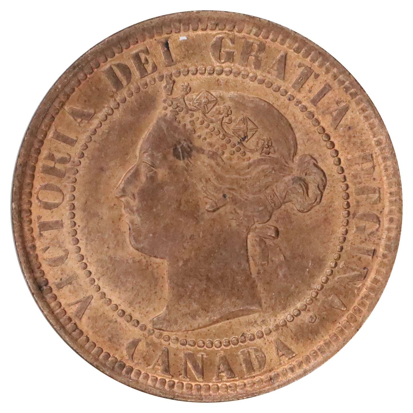 1900H Canada 1-cent Choice Brilliant Uncirculated (MS64) Red & Brown