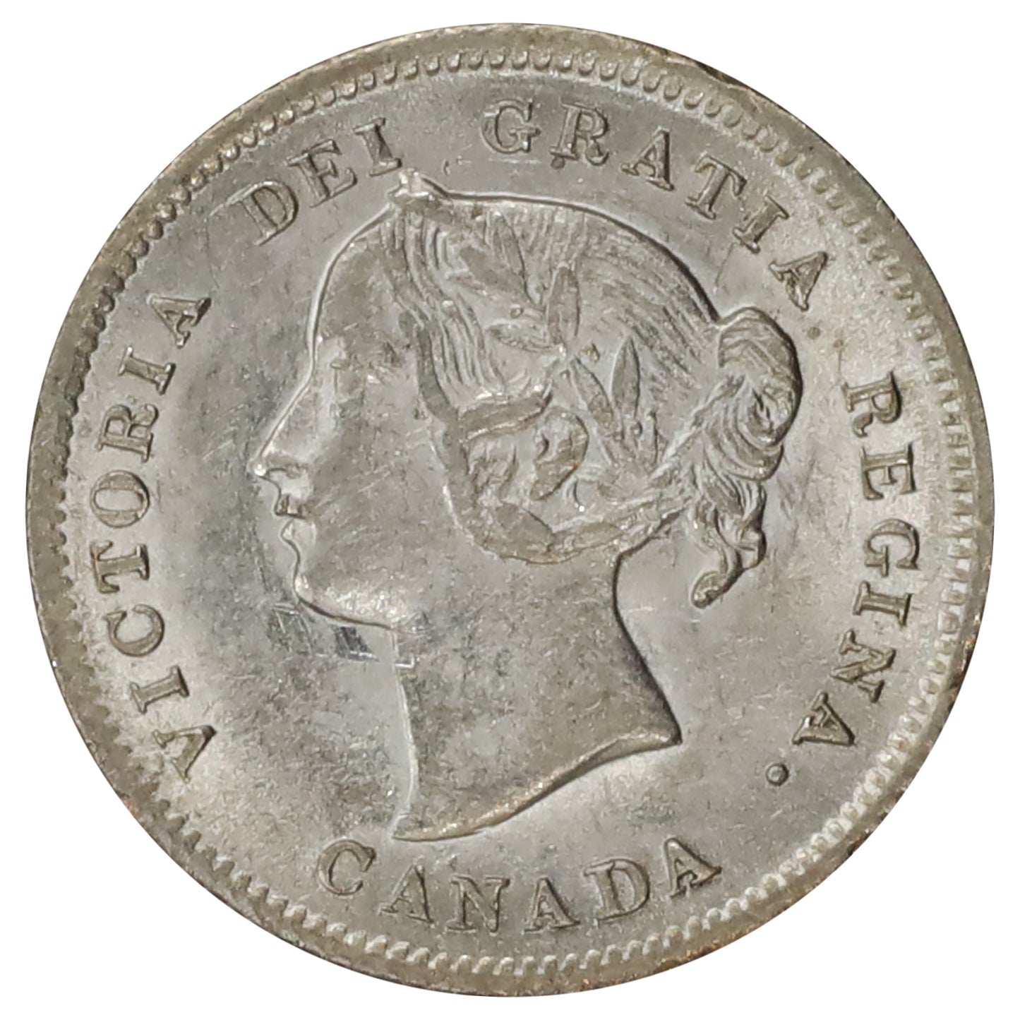 1899 Canada 5-cents Uncirculated (MS60) Marks