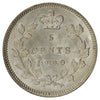 1900 Oval 0s Canada 5-cents UNC+ (MS62) Scratched